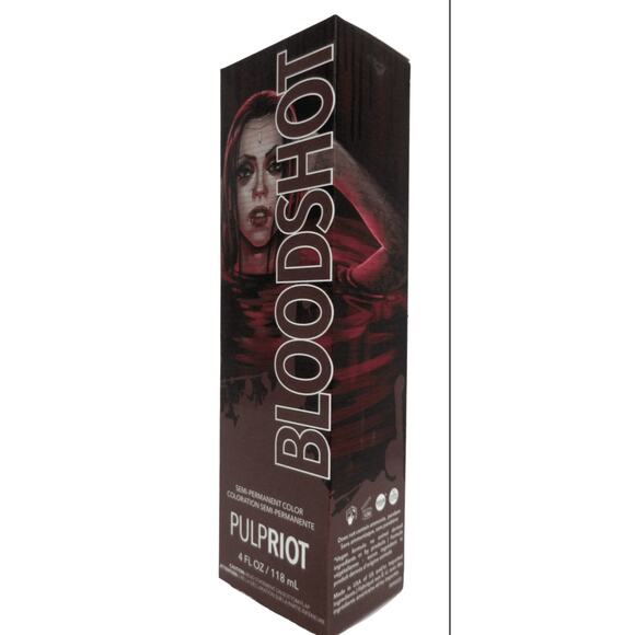Pulp Riot Bloodshot Semi Permanent Deep Red Hair Color Dye Rich Merlot T… - Picture 2 of 2